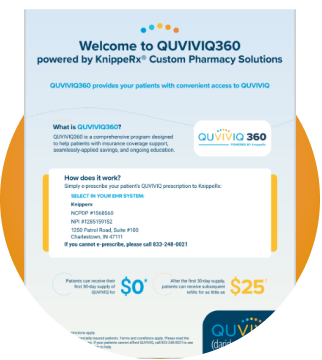 HCP Guide to QUVIVIQ360